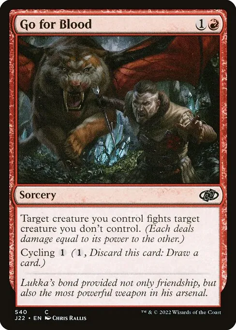 Go for Blood 540/051