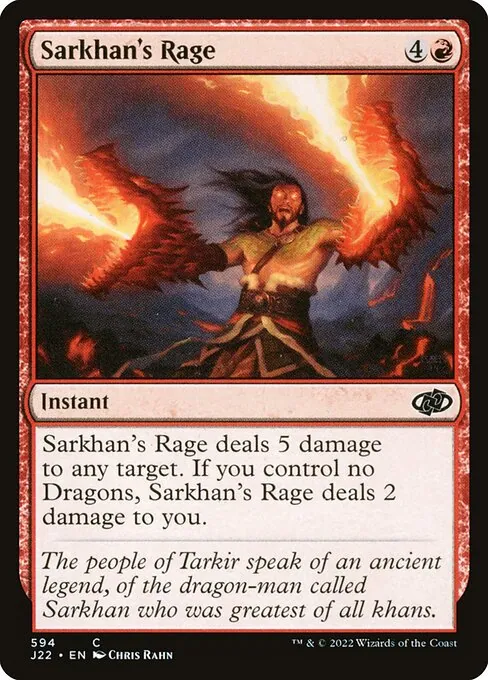 Sarkhan's Rage 594/051