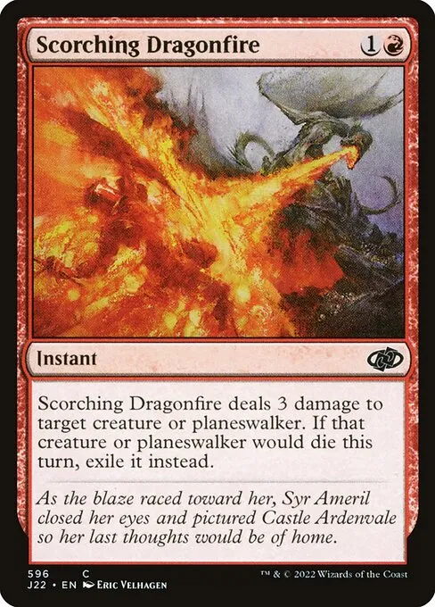 Scorching Dragonfire 596/051