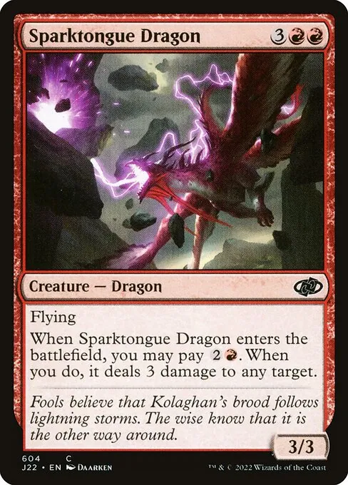 Sparktongue Dragon 604/051