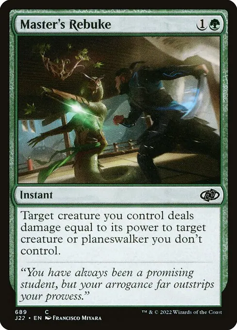 Master's Rebuke 689/051