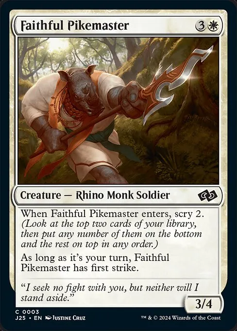 Faithful Pikemaster 003/728