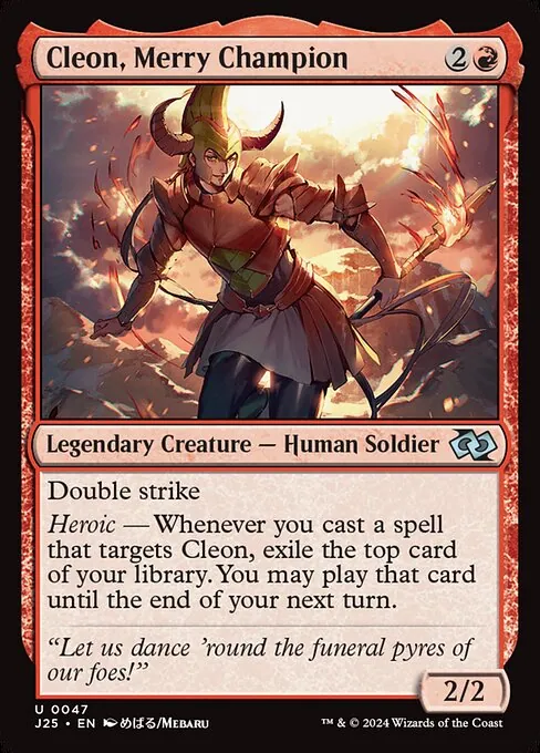 Cleon, Merry Champion 047/728