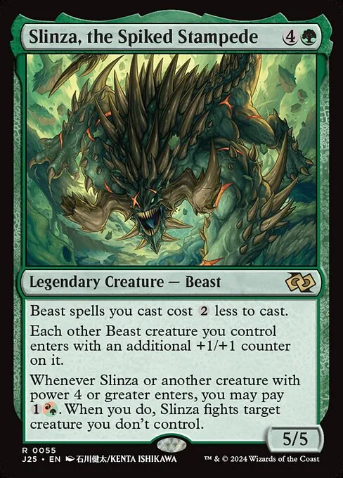 Slinza, the Spiked Stampede 055/728