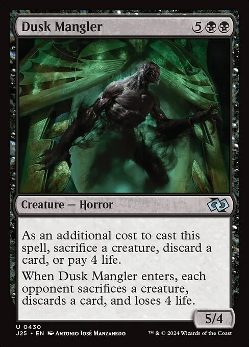 Dusk Mangler 430/728