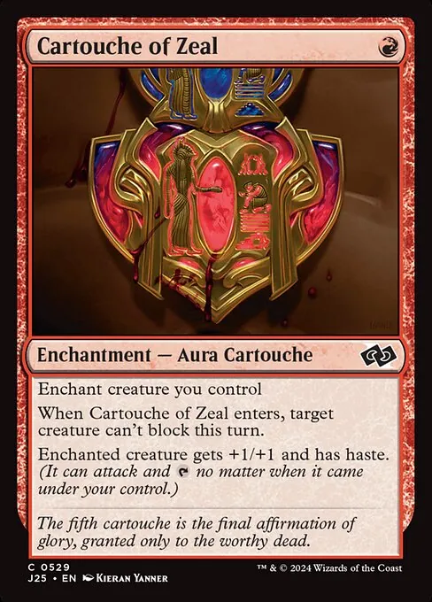 Cartouche of Zeal 529/728