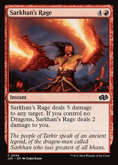 Sarkhan's Rage 594/728