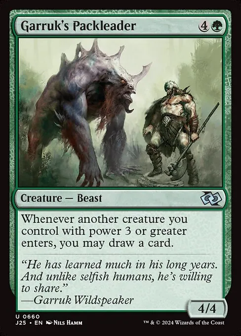 Garruk's Packleader 660/728