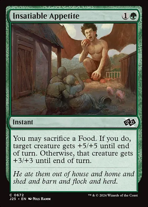 Insatiable Appetite 672/728