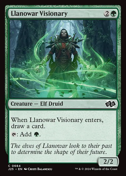 Llanowar Visionary 684/728