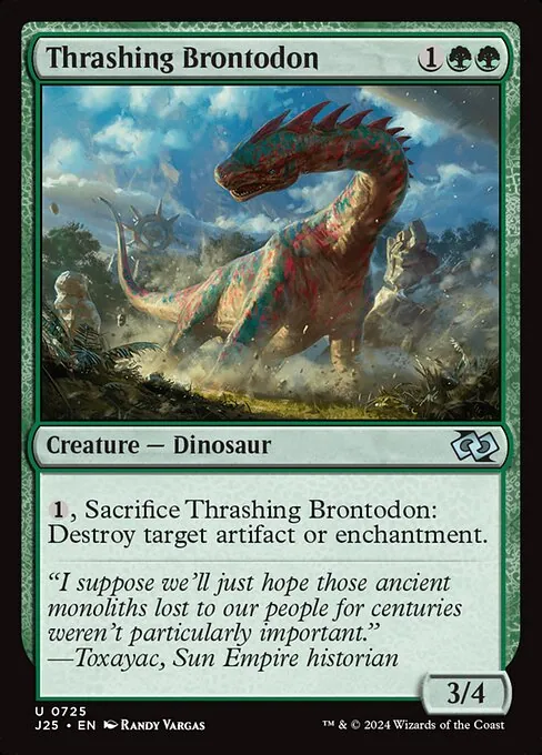 Thrashing Brontodon 725/728