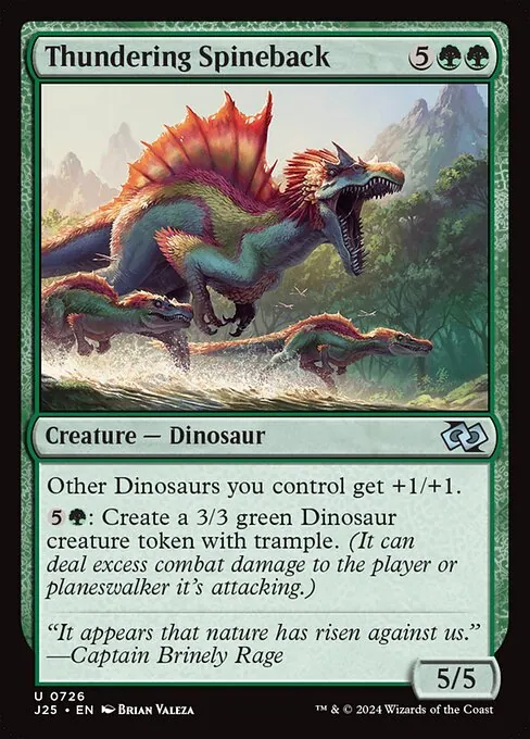 Thundering Spineback 726/728