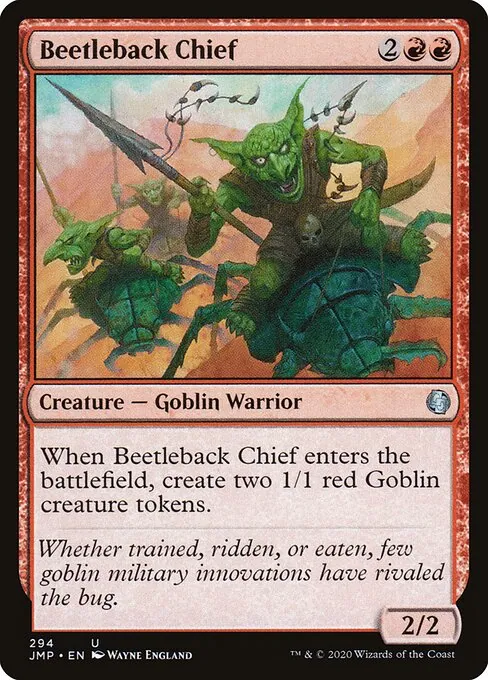 Beetleback Chief 294/496