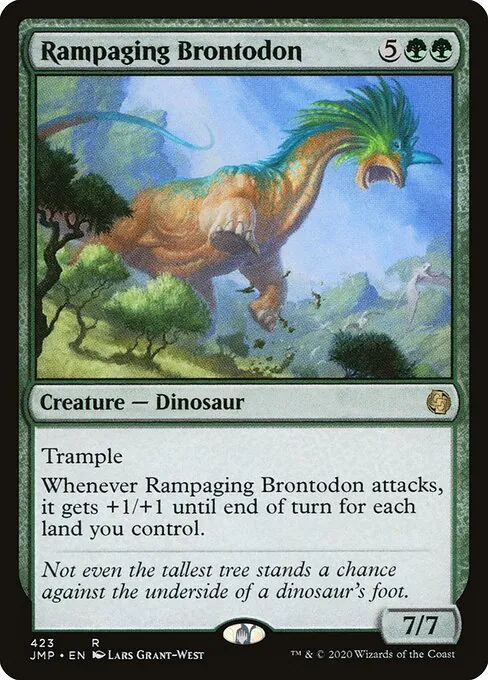 Rampaging Brontodon 423/496