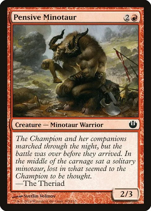Pensive Minotaur 105/165
