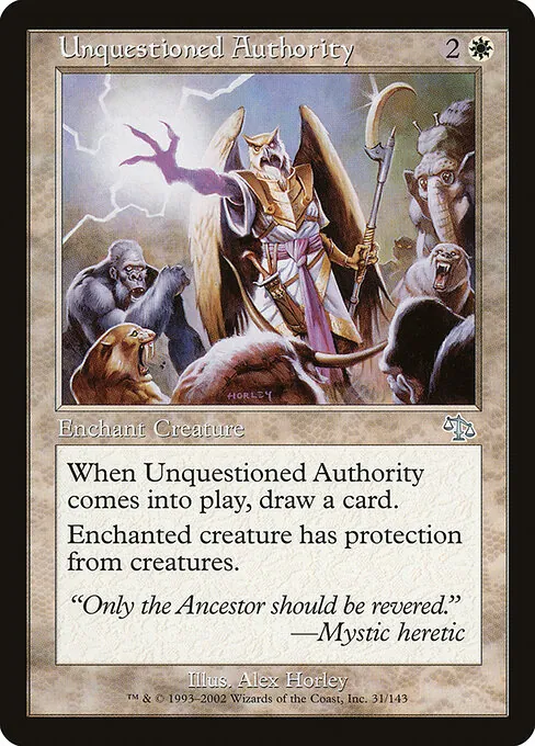 Unquestioned Authority 031/143