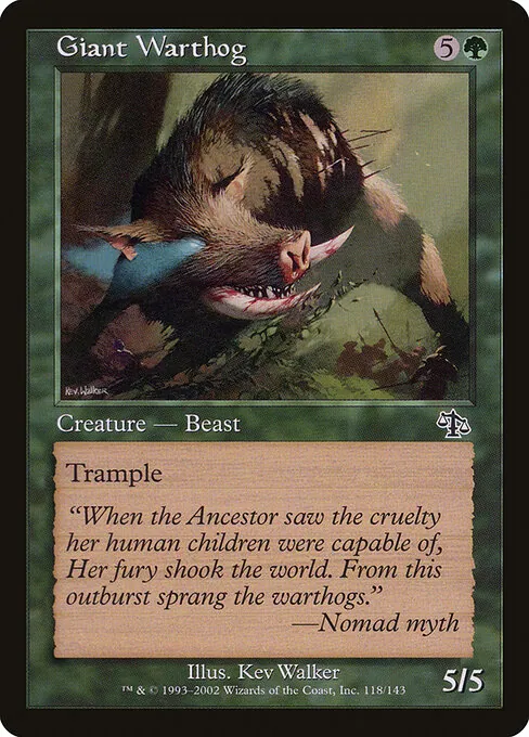 Giant Warthog 118/143