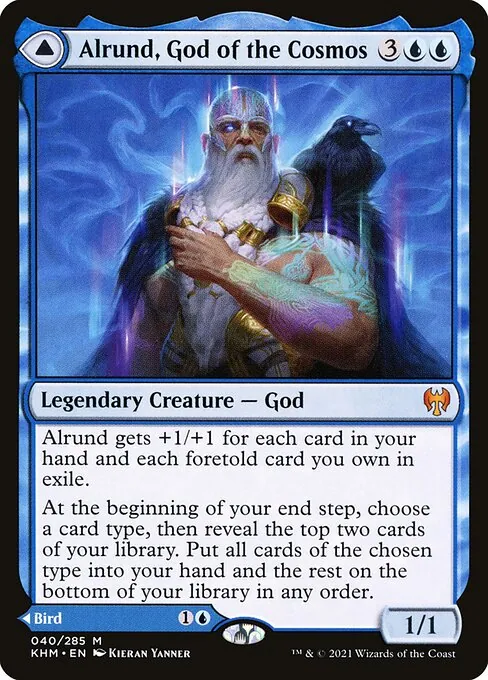 Alrund, God of the Cosmos // Hakka, Whispering Raven 040/310