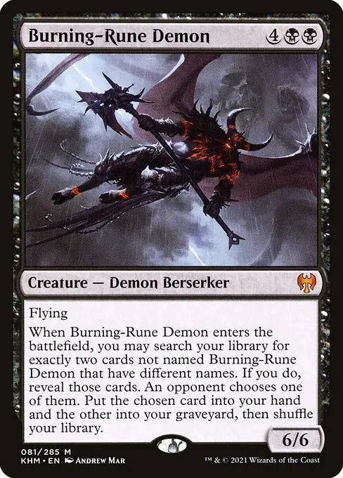 Burning-Rune Demon 081/310