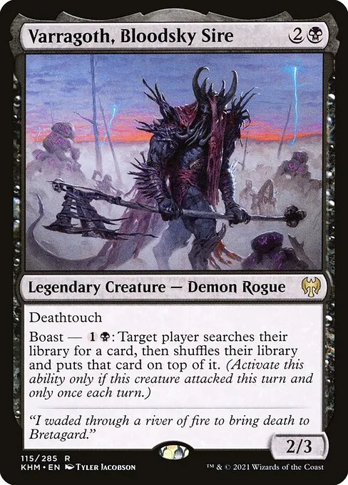 Varragoth, Bloodsky Sire 115/310