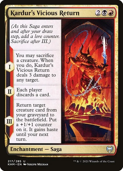 Kardur's Vicious Return 217/310