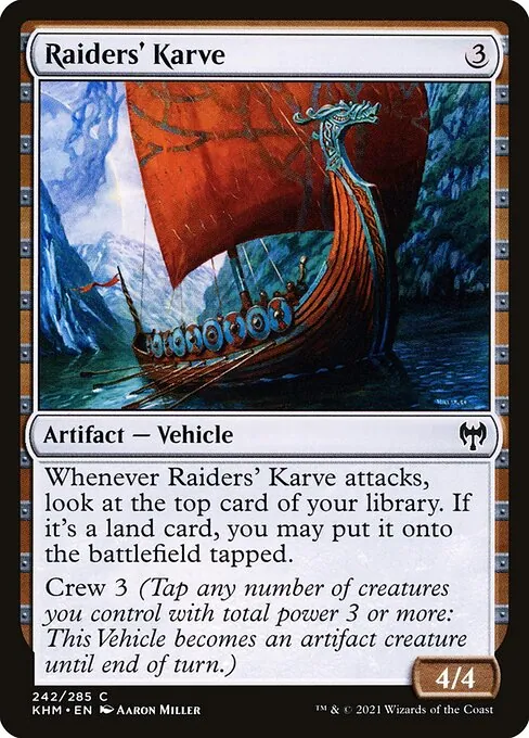 Raiders' Karve 242/310