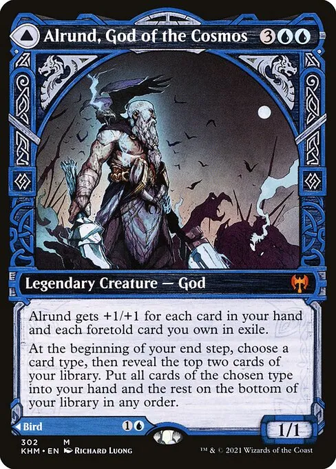 Alrund, God of the Cosmos // Hakka, Whispering Raven 302/310