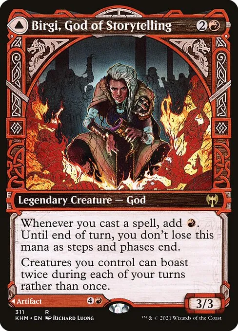 Birgi, God of Storytelling // Harnfel, Horn of Bounty 311/310