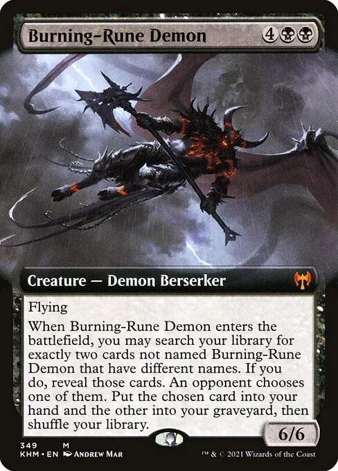 Burning-Rune Demon 349/310