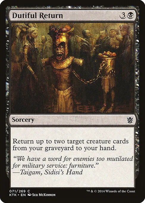 Dutiful Return 071/269