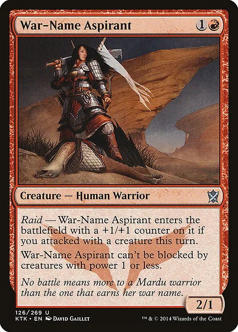 War-Name Aspirant 126/269