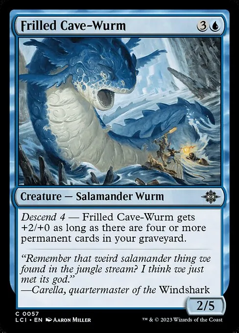 Frilled Cave-Wurm 057/301