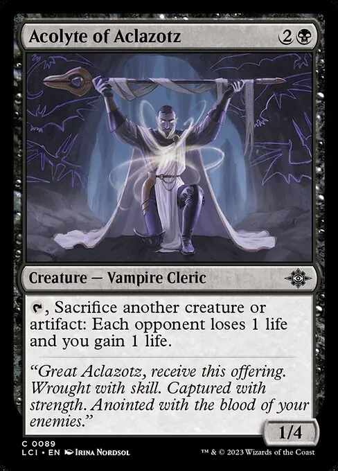 Acolyte of Aclazotz 089/301