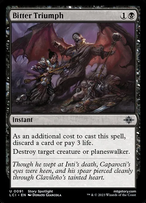 Bitter Triumph 091/301