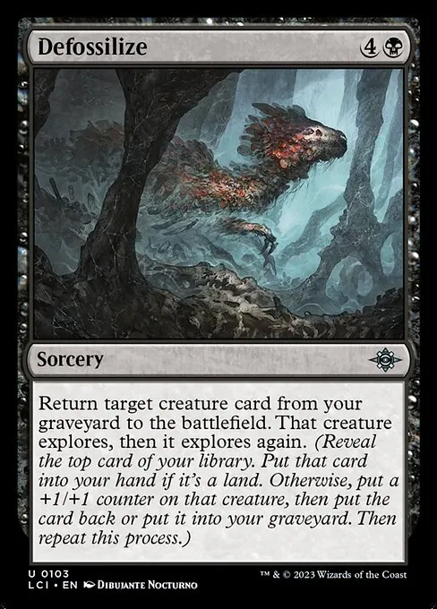 Defossilize 103/301