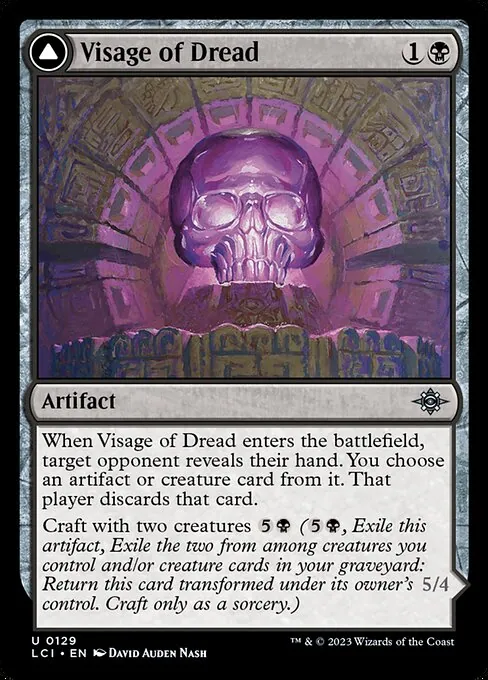 Visage of Dread // Dread Osseosaur 129/301