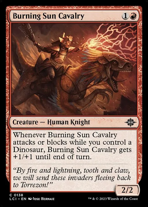 Burning Sun Cavalry 138/301