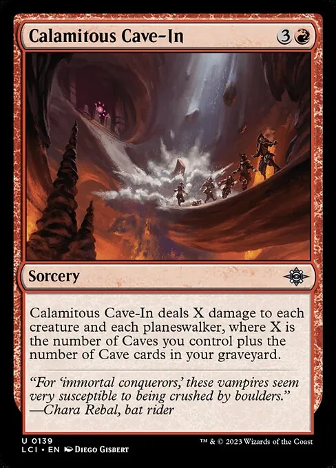 Calamitous Cave-In 139/301