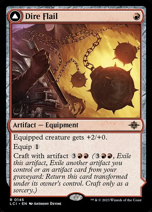 Dire Flail // Dire Blunderbuss 145/301