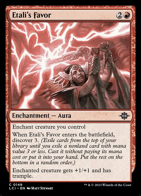 Etali's Favor 149/301