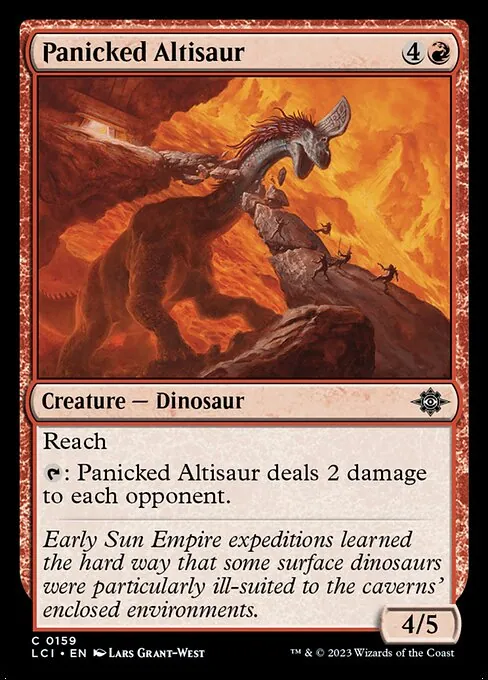 Panicked Altisaur 159/301