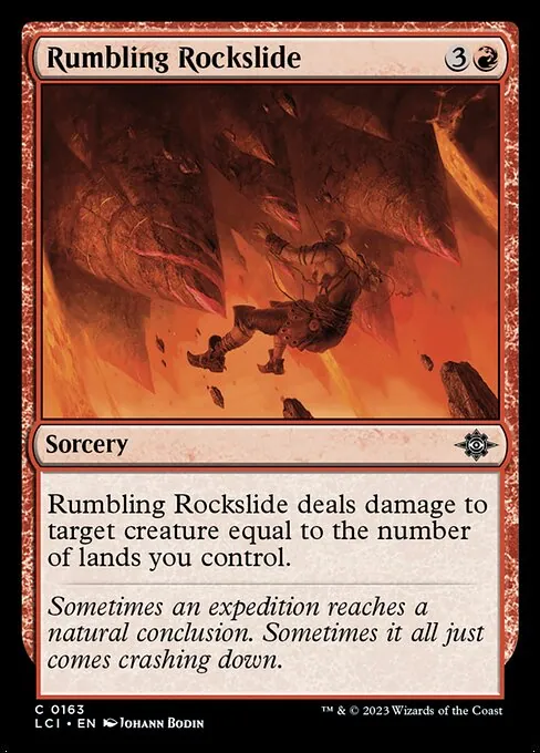 Rumbling Rockslide 163/301