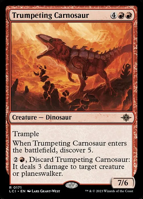 Trumpeting Carnosaur 171/301