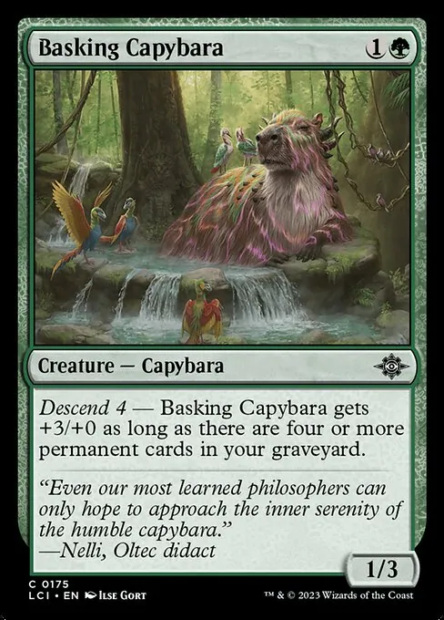Basking Capybara 175/301