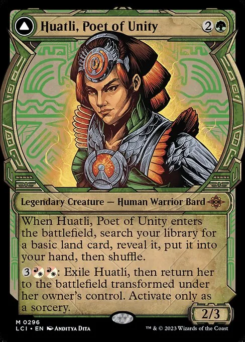 Huatli, Poet of Unity // Roar of the Fifth People 296/301