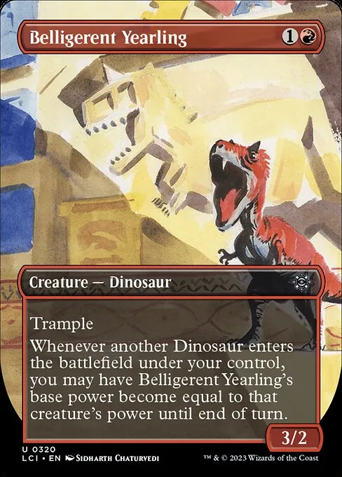 Belligerent Yearling 320/301