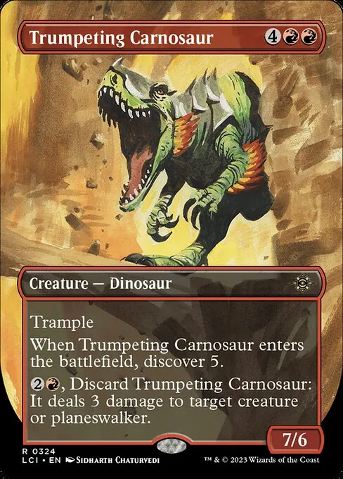 Trumpeting Carnosaur 324/301