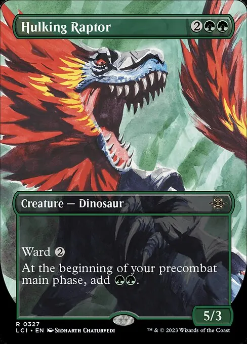 Hulking Raptor 327/301