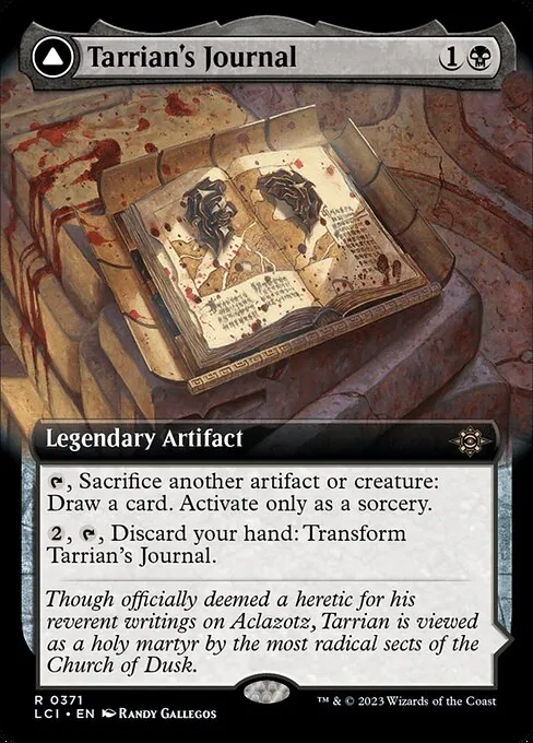 Tarrian's Journal // The Tomb of Aclazotz 371/301