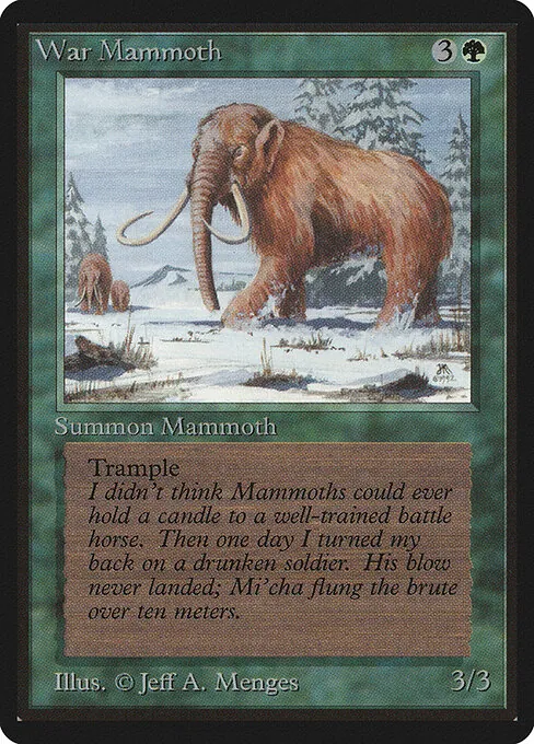 War Mammoth 228/317
